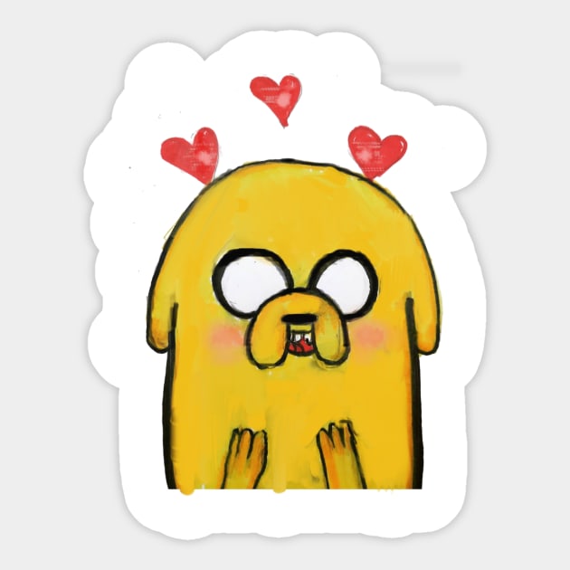 Jake Love Sticker by Salllysooth